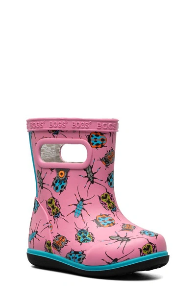 Bogs Kids' Skipper Ii Waterproof Rain Boot In Blush Pink
