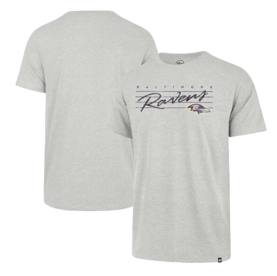 47 ' Gray Baltimore Ravens Downburst Franklin T-shirt