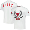 Fisll Unisex  White Chicago Bulls Heritage Crest T-shirt In White