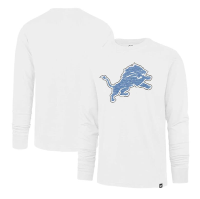 47 ' White Detroit Lions Premier Franklin Long Sleeve T-shirt