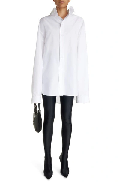 Balenciaga Cocoon Shirt In White