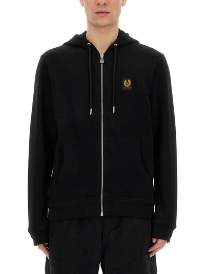 Belstaff Sweatshirt With Logo In Black