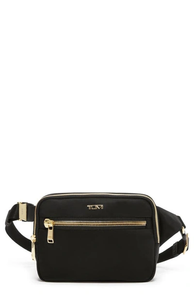 Tumi Voyageur Sedona Nylon Convertible Crossbody Bag In Black/gold