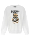 Moschino Couture Woman Sweatshirt White Size 8 Cotton In White