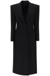 Dolce & Gabbana Black Slim Single-breasted Coat In Wool Blend In Black