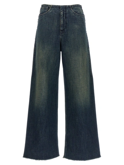 Mm6 Maison Margiela Straight Leg Jeans In Denim