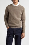 De Bonne Facture Wool Sweater In Neutrals