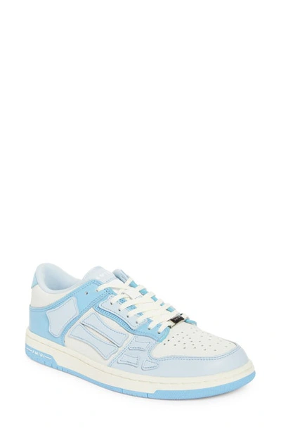 Amiri Skeleton Low Top Trainer In Blue