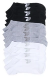 Adidas Originals Assorted 3-pack Trefoil No-show Socks In Black/ White/ Grey