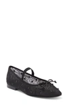 JEFFREY CAMPBELL RELEVE CRYSTAL EMBELLISHED MARY JANE FLAT