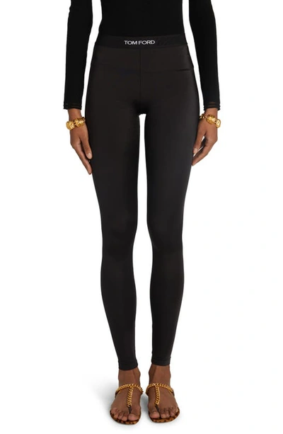 TOM FORD TOM FORD SIGNATURE LOGO LEGGINGS