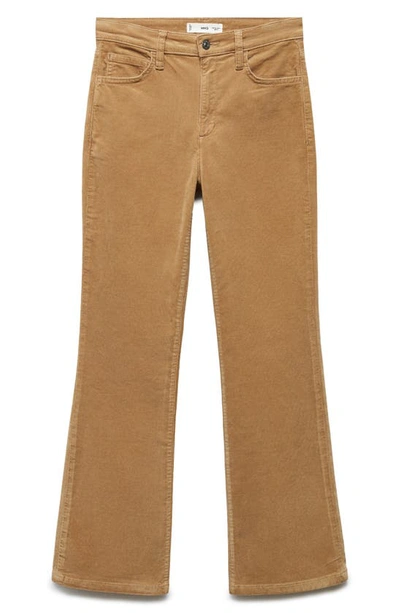 Mango Crop Flared Jeans Medium Brown