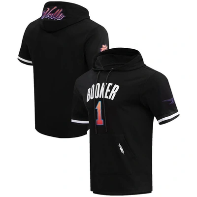 Pro Standard Devin Booker Black Phoenix Suns 2023/24 City Edition Name & Number Short Sleeve Pullove