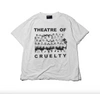 Enfants Riches Deprimes Theatre Of Cruelty T-shirt In Faded Ivory