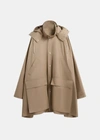 LEMAIRE LEMAIRE BEIGE HOODED RAINCOAT