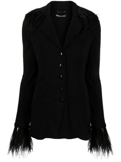 Alberta Ferretti Jackets In Black