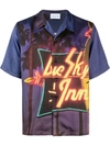 Blue Sky Inn Viscose Shirt In Red