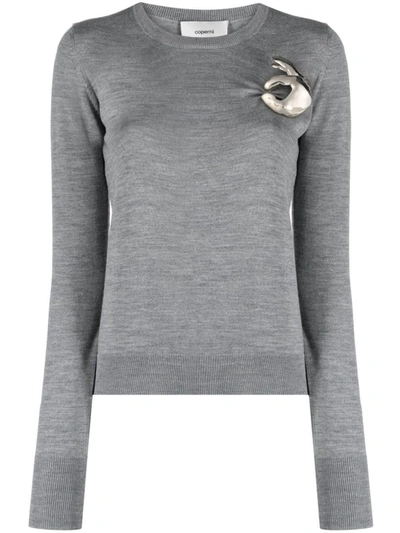 Coperni Emoji Sweater In Grey