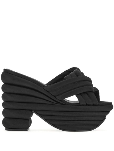 Ferragamo Sandals In Black
