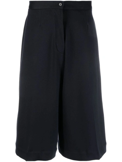 Giuliva Heritage The Serafina Cotton Culottes In Blue