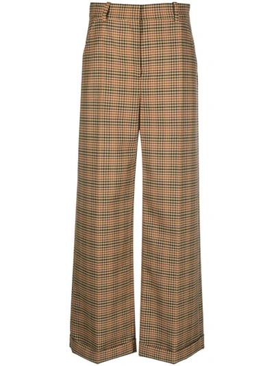 Kenzo Trousers In Brown