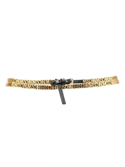 Moschino Belts In Black