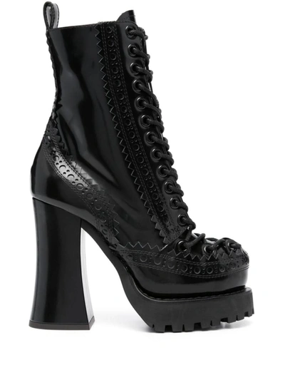 Moschino Boots In Black