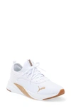 Puma Softride Ruby Luxe Sneaker In  White- Gold