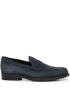 TOD'S TOD'S SUEDE MOCCASINS