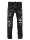 DSQUARED2 SKATER JEANS WHITE/BLACK