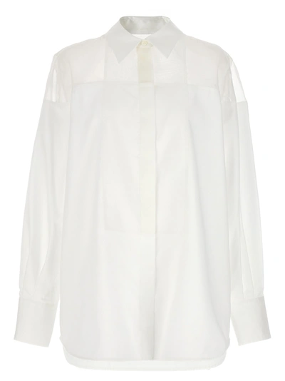 Helmut Lang White Tuxedo Shirt