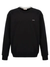 Valentino Logo-print Cotton Sweatshirt In Black
