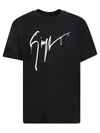 Giuseppe Zanotti Logo T-shirt In Black