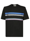 Lanvin T-shirt With Logo And Graphic Print In Black
