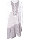 CARVEN striped asymmetric dress,3089R26612108705