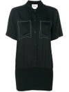 DKNY patch embroidered shirt,P22552W12214915