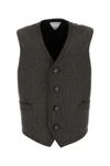 Bottega Veneta Houndstooth-pattern Waistcoat In Multicoloured