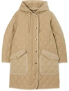 BURBERRY BURBERRY QUILTED PARKA CLOTHING