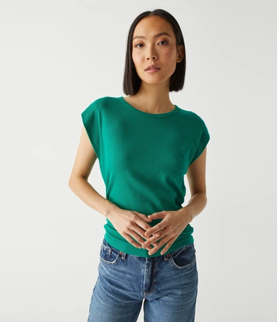 MICHAEL STARS JONI POWER SHOULDER TEE