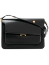 Marni Medium Trunk Shoulder Bag In Black