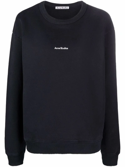 ACNE STUDIOS ACNE STUDIOS LOGO COTTON SWEATSHIRT