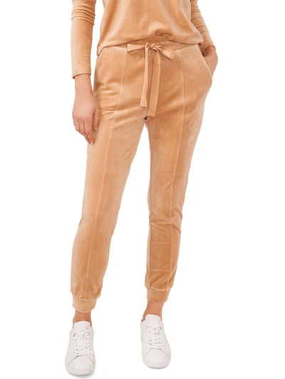 1.STATE WOMENS VELOUR PULL ON JOGGER PANTS