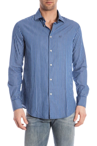 Armani Jeans Shirt In Blue