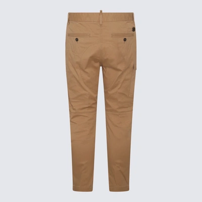 Dsquared2 Belt Ring Casual Pants In Brown