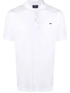 Paul & Shark Embroidered Logo Polo Shirt In White
