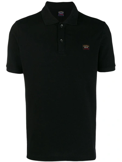 Paul & Shark Polo Logo Clothing In Black