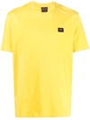 Paul & Shark Round Neck Logo T-shirt In Yellow & Orange