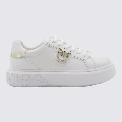 Pinko Sneakers White In White/platinum