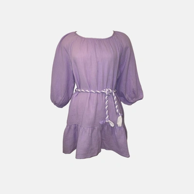 Style Reform Coverup Dress In Purple