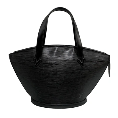 Pre-owned Louis Vuitton Saint Jacques Leather Tote Bag () In Black